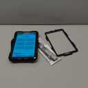 SEYMAC stock Case for Samsung Galaxy Tab A9 8.7'', Full-Body Drop Protection Case with Screen Protector Pencil Holder [360 Rotating Hand Strap] &Stand, Black