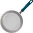 Rachael Ray Create Delicious Deep Nonstick Frying Pan / Fry Pan / Skillet with Lid - 9.5 Inch, Blue (Teal Shimmer)