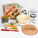 KozyKraft Sourdough Starter Kit  Bread Baking Supplies, Banneton Basket, Whisk, Lame, Scraper  Beginner-Friendly Artisan Bread Making Set