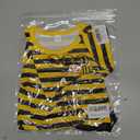 Baby Girl Fall Clothes: Soft Long Sleeve Bow Tie Print Outfits Casual Birthday Party Clothing for 6Months-3T (Yellow)