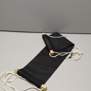 iMissiu Foot Hammock Under Desk Footrest, Adjustable Office Foot Rest Under Desk Hammock, Portable Desk Feet Hammock with Headphones Holder (Black)