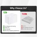 60-pack W10165294RB Trash Compactor Bags - leak-proof trash compactor bags for kitchen 60-ct 15 inches - Fits 15-inch Rectangular Drawer Compactors