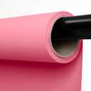 Kate Seamless Paper Backdrop for Photography Pink Photo Backdrop Paper Roll (53''x32.8' Carnation Pink)