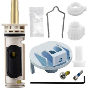 1222 Replacement Cartridge with 116653 Handle Adapter Kit for Moen, Compatible with One Hanlde Posi Temp Faucet