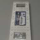 CML Decorator Screwless Wall Plate, 1-Gang Receptacle Outlet Cover, 8 Pack Hidden Screw Smooth Face Switch Plates, Standard Size 2.91"x4.68", UL Listed, White Pack of 2