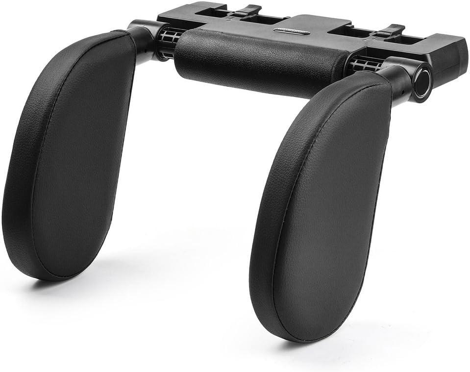 Car Headrest - Car Pillows for Kids and Adults - 180 Adjustable Neck Support Pillow - U Shaped Design Head Rest for Car Seat - Memory Foam Side Sleeping Headrest,Black2