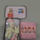 Little Pocket Bunny,Pocket Bunny Tin Easter Basket Box Mini House Pink