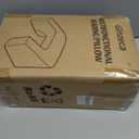 Reading Pillows for Sitting in Bed Adult, Reading Pillow for Gaming, for Working, Playing Games, Crocheting or Sitting, Lap Memory Foam Pillow with Side Pockets (Reddish Brown and White)