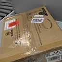 ZMISHIBO Ceiling Fans with Lights and Remote, 19.7'' Low Profile Ceiling Fan, 3000-6000K Dimmable Modern Flush Mount LED Fan Light, 6 Wind Speeds, Black Fandelier Ceiling Fans for Bedroom