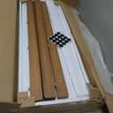Gashell Wire Shelf Covers, Bamboo Wire Rack Covers for Pantry, Closet (4pcs, 34" W x 12" D)