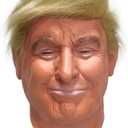 LEKA NEIL Realistic Celebrity for Donald Trumps Masks Latex Mask Costume for Adults American Campaigner Mask Great Halloween Costume Accessory Adult size Orange