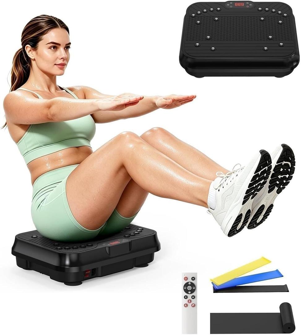 Vibration Plate Exercise Machine for Lymphatic Drainage and Weight Loss