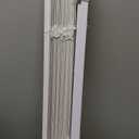 LazBlinds No Tools No Drill Cordless 1" Vinyl Mini Blinds, 100% Privacy S-Curve Blinds for Indoor Windows, Room Darkening Horizontal Window Blinds and Shades for Home, 22" W x 64" H, White