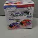 Light-Up Monster Truck Toys (2-Pack) – Push-&-Go Cars with Glowing Wheels – Birthday Gift for Toddlers, Boys & Girls Ages 3+ – Durable Friction-Powered Trucks 