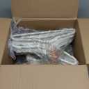 Amazon Basics Slim, Velvet, Non-Slip Suit Clothes Hangers, Ivory/Rose Gold - Pack of 100