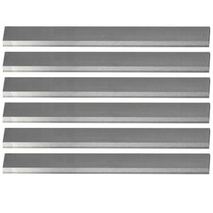 6 Inch TCT Planer Blades for 6" Thickness Jointer Planer Tungsten Carbide Tipped Planer Cutters 6" x 3/4" x 1/8", Single Edge, 6 Pcs
