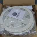 15-Piece White Granite Nonstick Cookware Set – Detachable Handles & Tempered Glass Lids – Stackable & Cool-Touch - Induction & Oven Safe to 480°F - Scratch-Resistant, PFOA & PFOS-Free