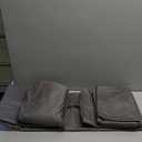 THREAD SPREAD 100% Egyptian Cotton Sheets Queen Size - 1200 Thread Count 4 PC Queen Sheet Set Egyptian Cotton, Sateen Luxury Sheets Queen Size, High Thread Count Sheets, 17" Deep Pocket - Dark Grey