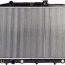 BESUTO 2797 Aluminum Radiator | Compatible with 2003-2007 Honda Accord 2.4 L4 | 16mm Core Thickness | Replaces 19010RAAA01 19010RAAA02 19010RAAA03 19010RAAA11 19010RAAA12