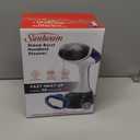 Sunbeam 1200W Steam Burst Handheld Steamer for Clothes, Dual Steam Settings, 30-Second Fast Head-Up, Bristle Brush Attachment, White and Blue Finish (One Size)