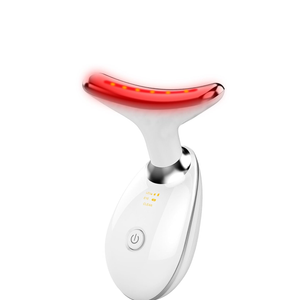 Facial and Neck Massager，1 Color Led light therapy for Face and Neck, Multifunctional Facial Skin Care Tools,Beauty Device for Home Use
