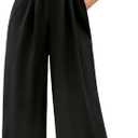 Dressystar Women's Formal Jumpsuits Dressy One Piece Outfits 2025 Summer Wide Leg Sleeveless Long Rompers With Pockets (XL)