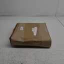 Ms Lovely Clear Charger Plates with Metallic Beaded Rim - Set of 6 - Made of Thick Plastic - Gold