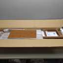 39.4in Shoe Bench with 2 Side Holder, 3 Tier Bamboo Entryway Bench with Storage, Shoe Rack Bench Organizer with Cushion for Entryway Hallway Living Room, Holds up to 330lbs (Nut-brown)