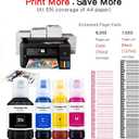 Printers Jack Ink Refill Compatible for 502 T502, Bottles Replacement for EcoTank ET-2750 ET-3750 ET-4750 ET-2760 ET-3760 ET-4760 ET-2700 ET-3700 ET-3710 ET-15000 ST-2000 ST-3000 ST-4000 Printer