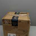 EUHOMY Ice Maker Countertop, Portable Ice Machine with Carry Handle, 26.5lbs Per Day, 9 Cubes in 6 Mins, Auto-Cleaning, with Basket and Scoop, for Home, Kitchen, Camping, RV (Silver) (Stainless Steel Silver)