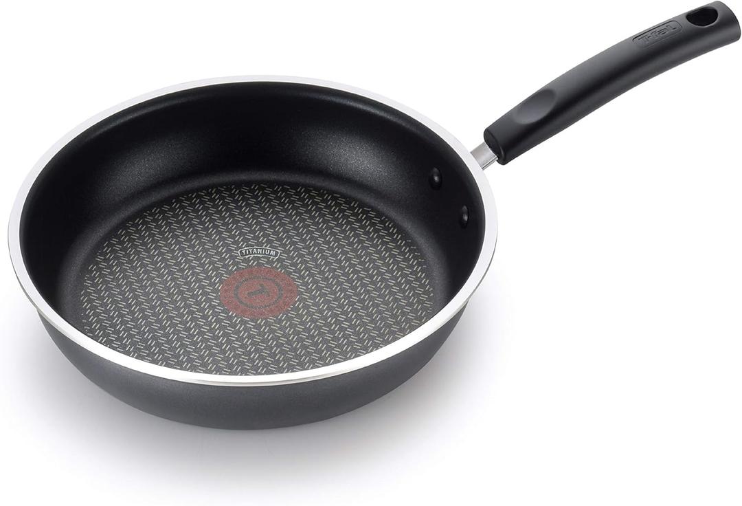T-fal Signature Nonstick Fry Pan 12 Inch Oven Safe 350F Cookware, Pots and Pans, Dishwasher Safe Black