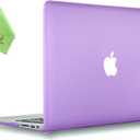 UESWILL Compatible with Smooth Matte Hard Shell Case Cover for MacBook Air 11 inch (Model A1370 / A1465), Purple