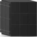 100 Pack 9 Pocket Page Protector, Trading Card Sleeves Pages Baseball for 3 Ring Binder Hold 1800 Cards, Sheets Standard Size Cards, Sport Game Business Cards (Black)