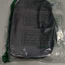 COSHAYSOO Small TECH Pouch Electronics Organizer Travel Bag Personalized Valentines Traveling Gifts for Women, Charging Cords Phone Charger USB Cable Management Airplane Cruise Essentials Black