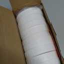 9 Pack Upgraded White Wide Mouth Mason Jar Lids with Silicone Rings, for Ball, Kerr and More,86mm White Plastic Storage Caps for Mason/Canning Jars - Leak-Proof, Dishwasher Safe & Food Grade