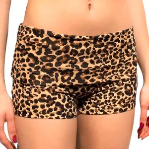 Womens Fold Over Shorts Elastic Waist Y2k Striped Shorts Skinny Pajamas Mini Sleepwear Stretchy Yoga Shorts (Black, S)