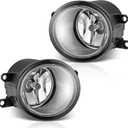 AUTOSAVER88 Fog Lights Compatible with 2007-2014 Camry 2009-2013 Corolla 2006-2012 RAV4 2010-2013 Lexus RX350 & RX450h 2013 GS350 & GS450h & LX570 2006 Scion xA Fog Light Replacement Fog Lamps