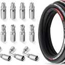 33FT 1/4" Hydraulic Hose with 16PCS Hydraulic Hose Fittings (JIC Female & NPTF Male & JIC Female 90 Elbow), 10150 PSI Working Pressure, SAE 100 R2AT 2-Wire Braided Hydraulic Tube