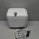 CROWNFUL Mini Fridge, 4 Liter/6 Can Portable Cooler and Warmer Personal Refrigerator for Skin Care, Cosmetics, Beverage, Food,Great for Bedroom, Office, Car, Dorm, ETL Listed (White)