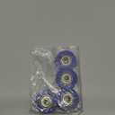 uxcell 4pcs U Type Groove Pulley Nylon Guide Rolling Bearing 5x25.5x8.5mm U Groove Roller Wheel for Door Window, Blue