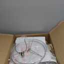 PoKat 27.5" Dark Green Ceramic Table Lamps for Living Room, Farmhouse Table Lamps Set of 2 for Bedroom Night Stands, Modern Bedside Lamps for End Side Table, Vintage Nightstand Decor Lamps Home Office