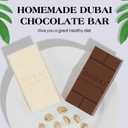 2 x 1 Inch Chocolate Bar Mold Deep Dubai Stuffed Chocolate Molds Silicone Large Break Apart Candy Molds (2 Pcs) (Mix)