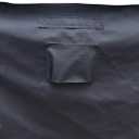 BBQ Coverpro Gas Fire Pit Cover Square - Premium Patio Outdoor Cover Fits for 30 inch,31 inch,32 inch Fire Pit/Table Cover,Black (Square 32" L x 32" W x 24" H)
