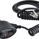 Escort Cobra Official SmartCord USB, Half Straight Half Coiled Cord with USB Charging Port, Works with All Current Generation Escort and Cobra Windshield Mounted Detectors, Apple and Android Devices