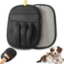3 x Pet Hair Removal Glove for Cats and Dogs - Electrostatic Pet Hair Remover Glove, Reusable Brush Pet Hair Remover for Couch, Carpet, Car Seat & Laundry1PC (Black)