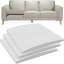 Couch Cushions Support for Sagging Seat 20"X 20"Insert pads Supports Board Sofa Furniture seat Cushion Under Sag Repair, Curved High Density Foam Replacement for Sectional Loveseat Chair Gray Set of 3 (2020, Grey-3p)