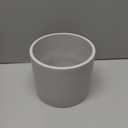 Ekirlin 6 Inch Flower Plant Pot Indoor - Grey Cement Garden Planter Concrete Planter with Drain Hole Saucer, Modern Succulents Containers for Home Decor, Office & Outdoor (A1.gray)