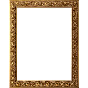 ArtXO A3 Picture Frame Wooden, Display Pictures A4 with Mat or A3 Without Mat, Wall Hanging Photo Frame, Vintage Poster Frame Gold