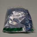 OYOANGLE Women's See Through Top Metallic Mesh Sheer Short Sleeve Rave T-Shirt (X-Large, Blue)