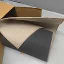 LEKEEPGO Ultra Thin Indoor Door Mat 24"x36", Low-Profile Door Mat Indoor Entrance, Non Slip Rubber Backing Inside Doormat Washable Welcome Front Entryway Dirt Trapper Entry Mat, Khaki